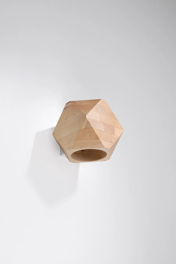 WOODY Natural Wood Wall Light