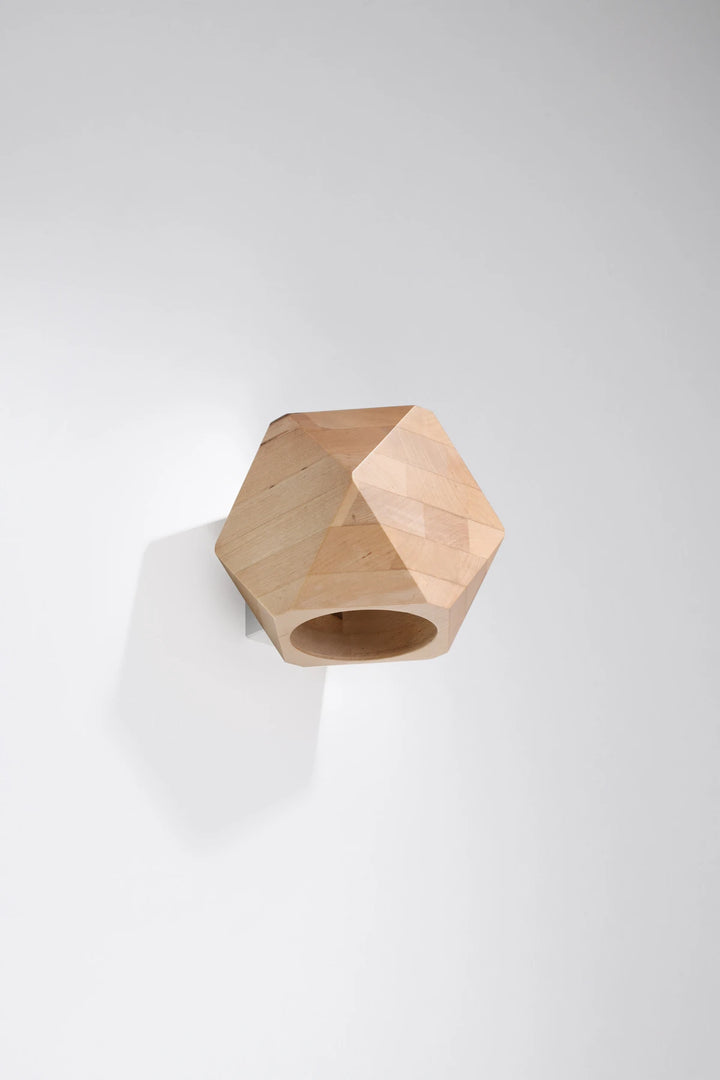 WOODY Natural Wood Wall Light