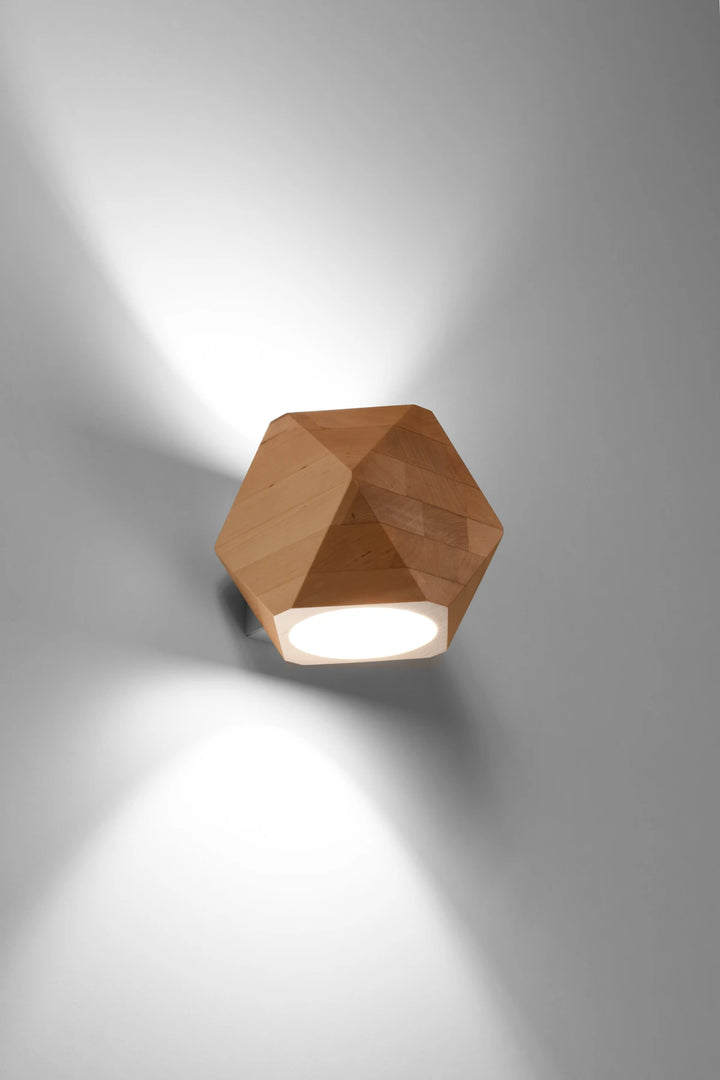 WOODY Natural Wood Wall Light