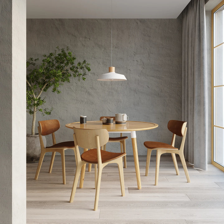 Afra pendant light Concrete and wood