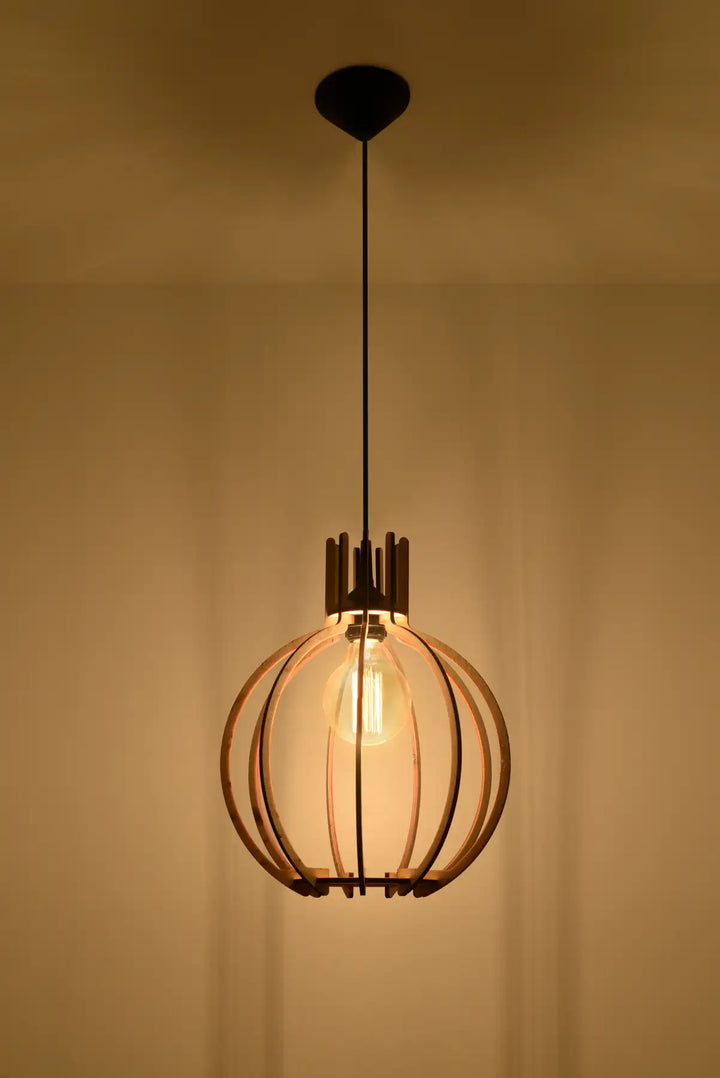 ARANCIA Natural Wood Pendant Light
