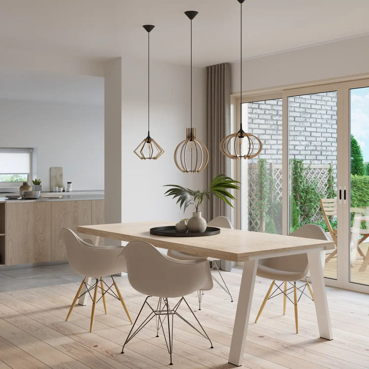 ARANCIA Natural Wood Pendant Light