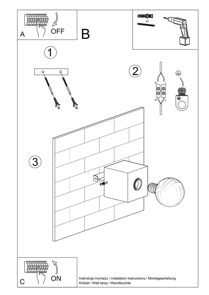 ARIZ Concrete Wall Light