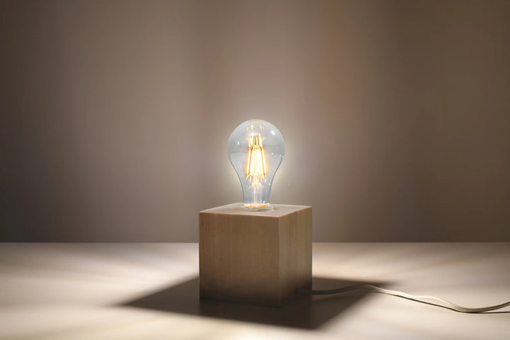 ARIZ Natural Wood Table Lamp