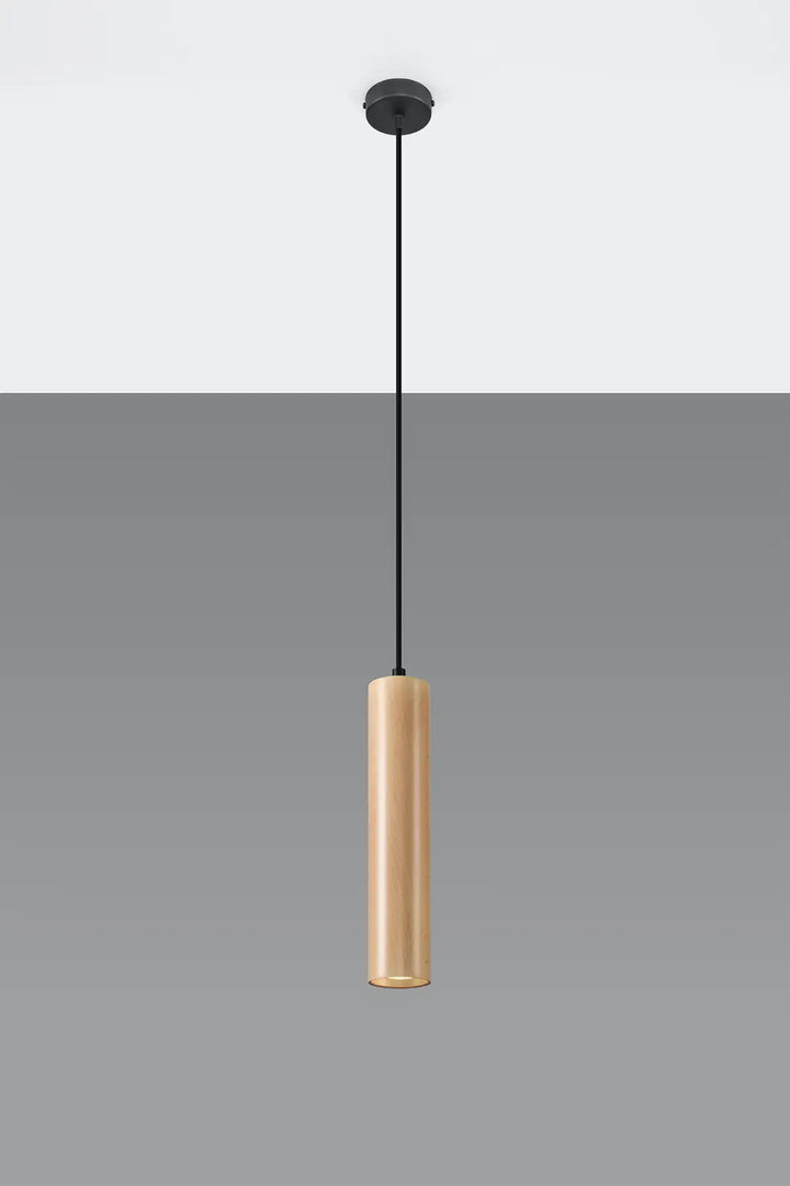 LINO Natural Wood Pendant Light