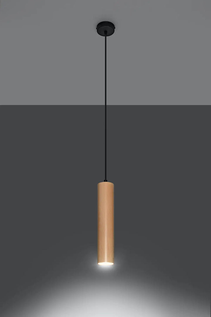 LINO Natural Wood Pendant Light