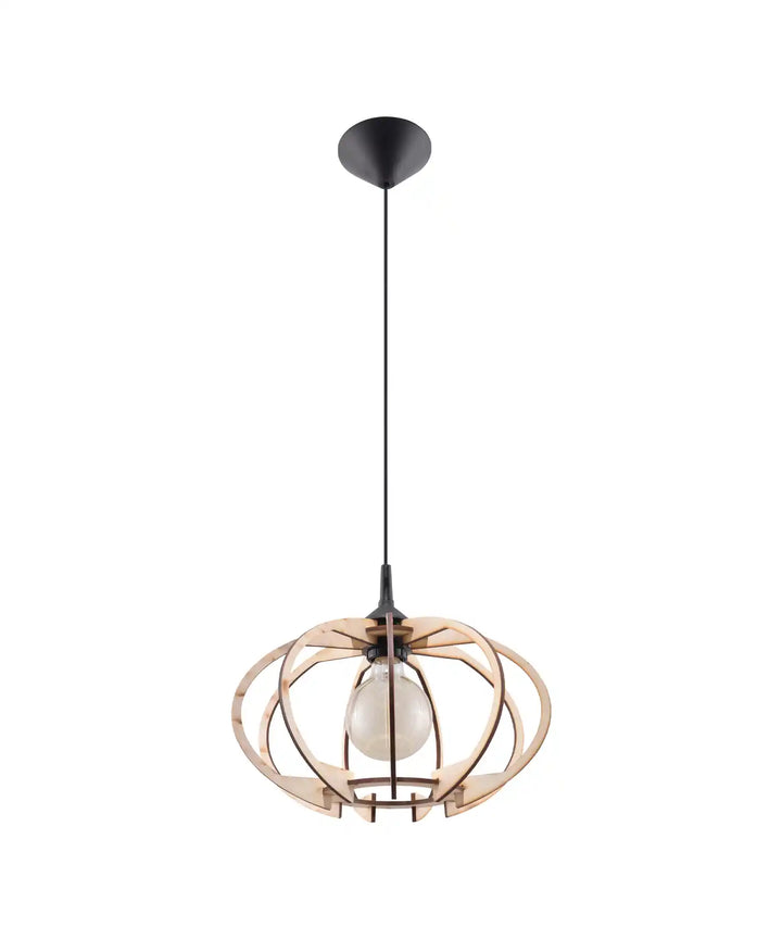 MANDELINO Natural Wood Pendant Light