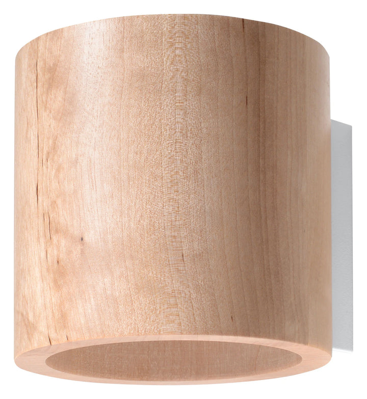 ORBIS Natural Wood Wall Light