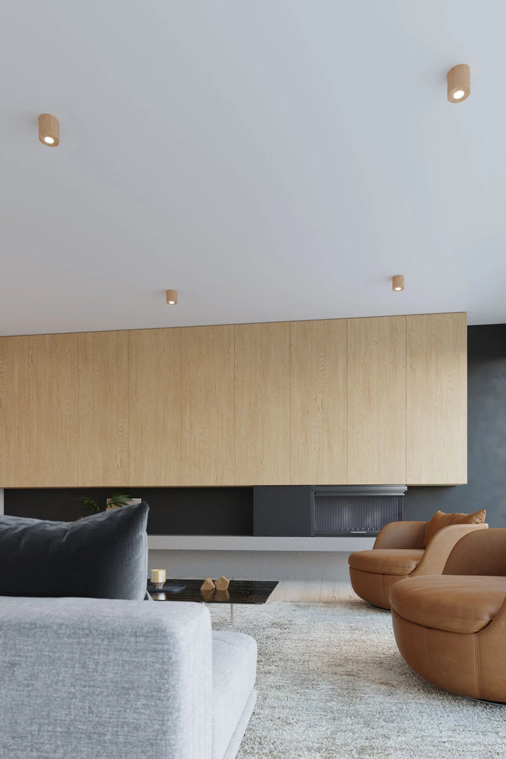 ORBIS Natural Wood Wall Light