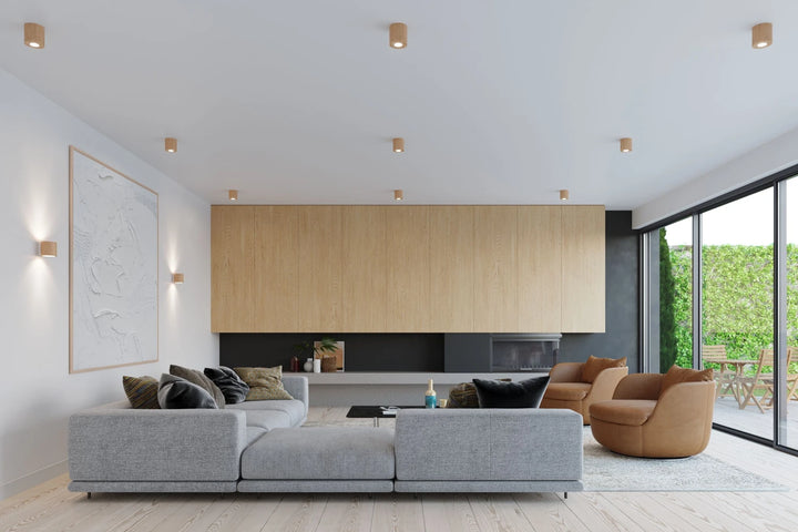 ORBIS Natural Wood Wall Light