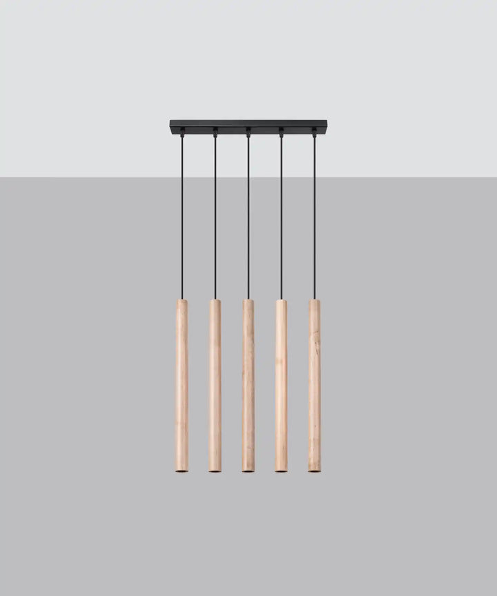PASTELO Natural Wood Pendant Light
