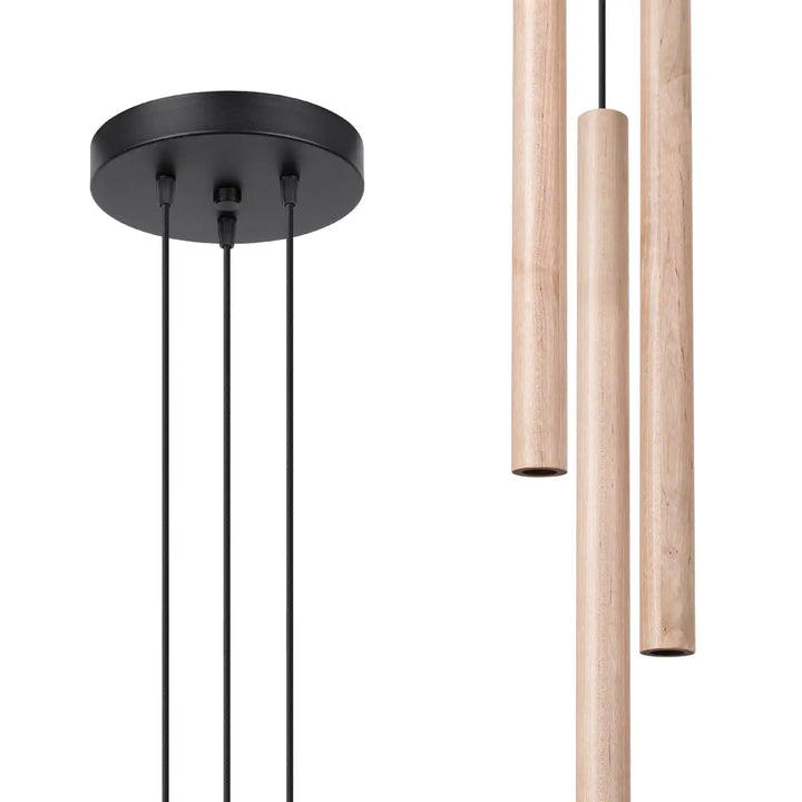 PASTELO Natural Wood Pendant Light
