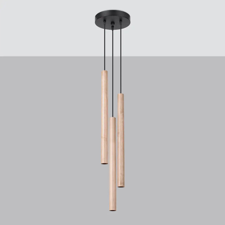 PASTELO Natural Wood Pendant Light