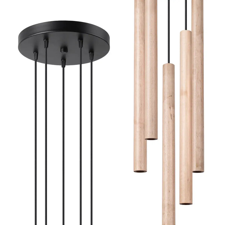 PASTELO Natural Wood Pendant Light