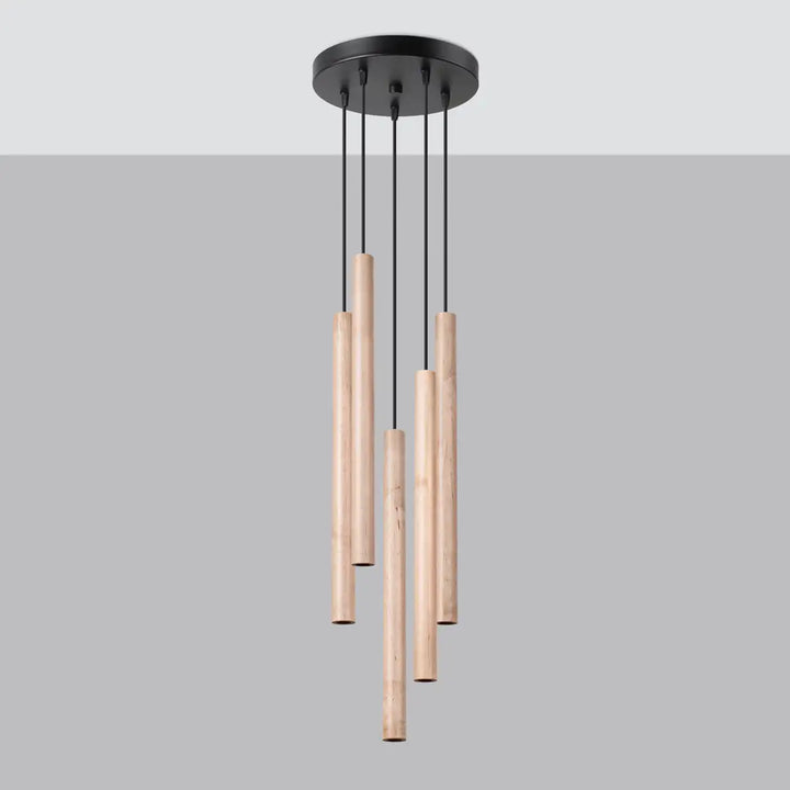 PASTELO Natural Wood Pendant Light