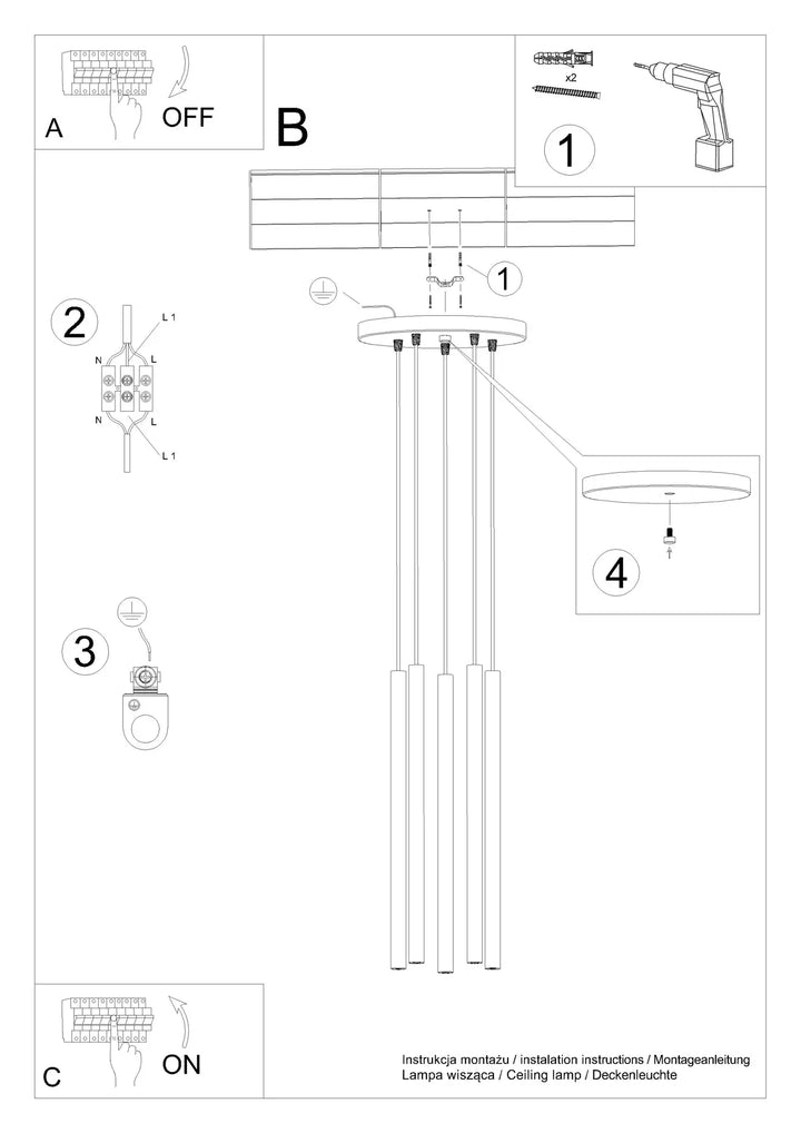 PASTELO Natural Wood Pendant Light