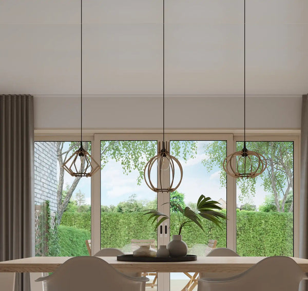POMPELMO Natural Wood Pendant Light