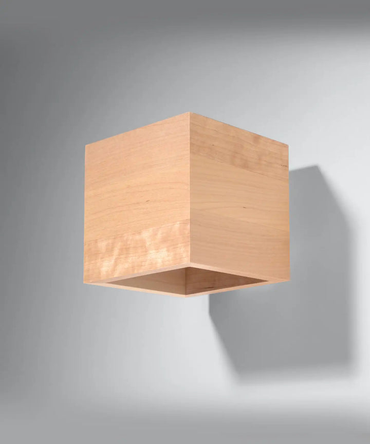 QUAD Natural Wood Wall Light