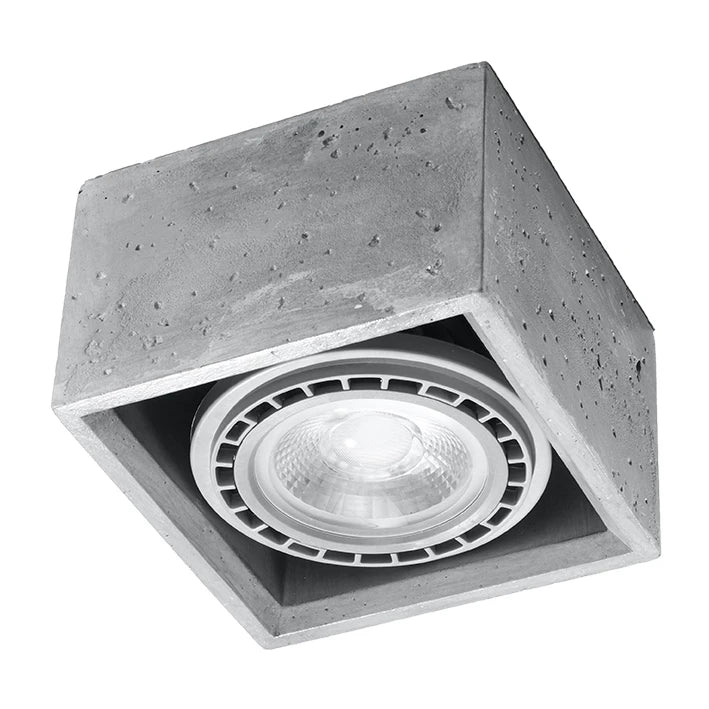 QUATRO Concrete Ceiling Light