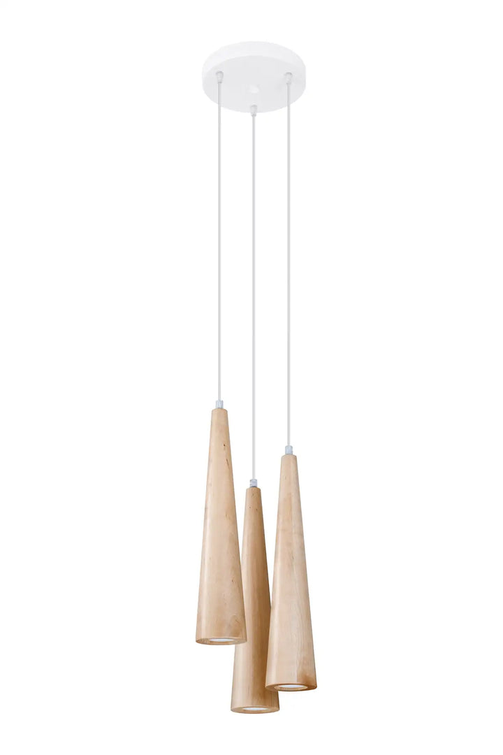 SULA Natural Wood Pendant Light