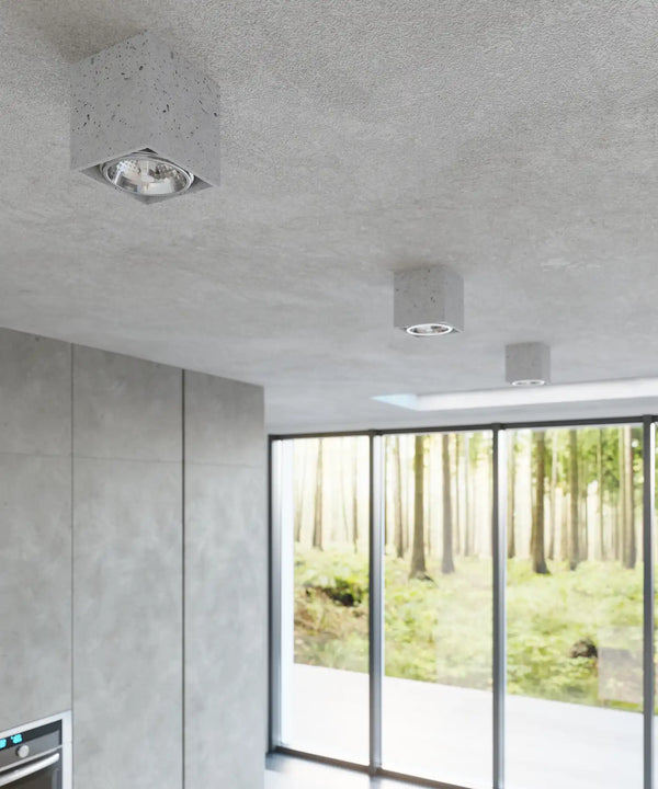 VALDE Concrete Ceiling Light