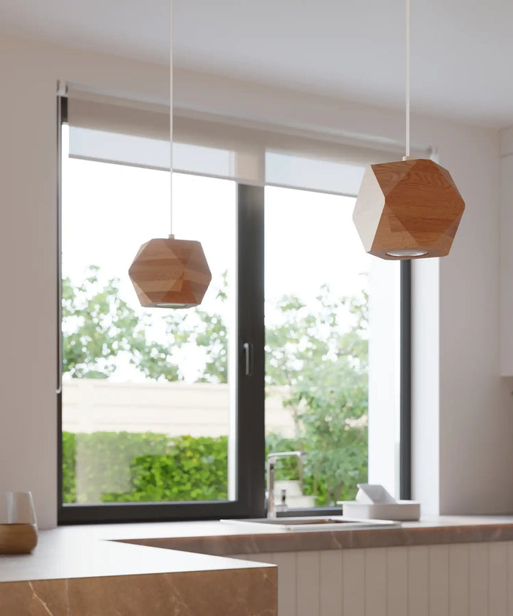 WOODY Natural Wood Pendant Light