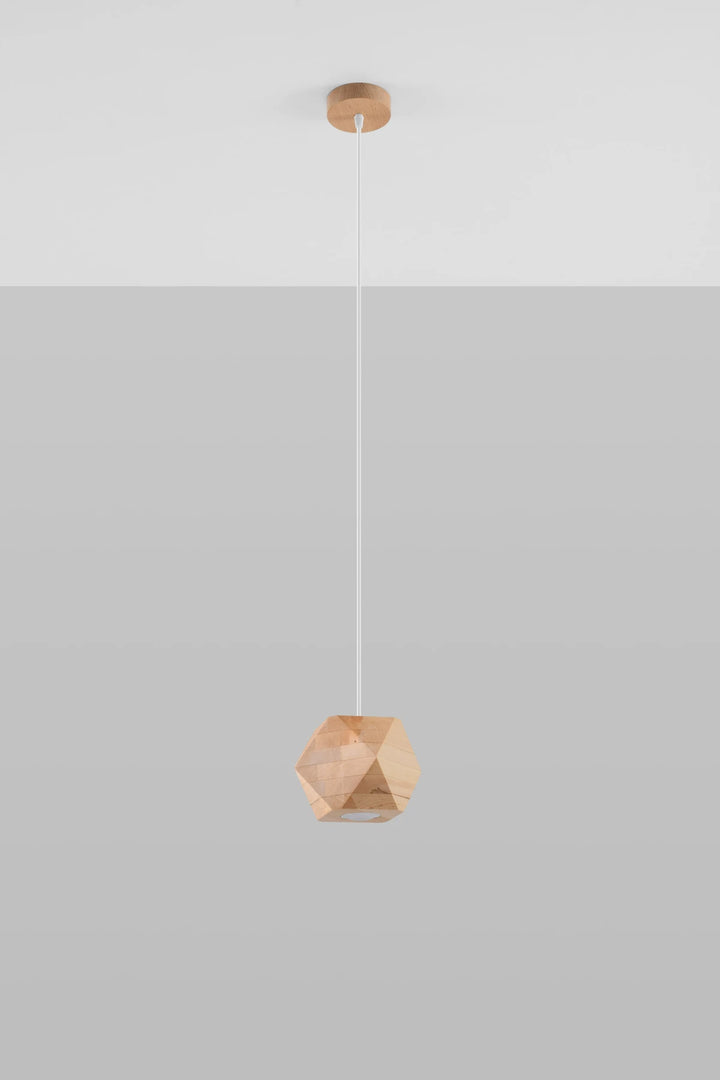 WOODY Natural Wood Pendant Light