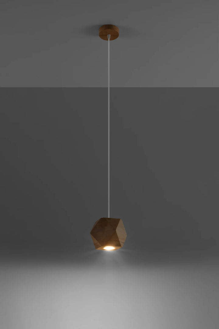 WOODY Natural Wood Pendant Light
