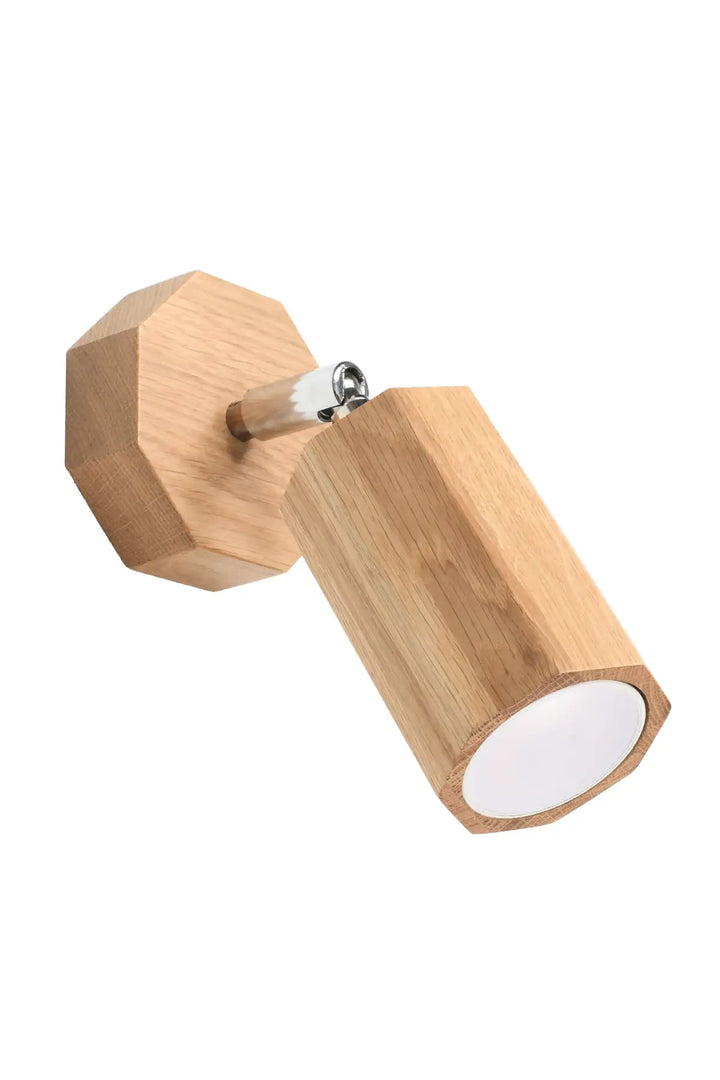 ZEKE Oak Wall Spot Light