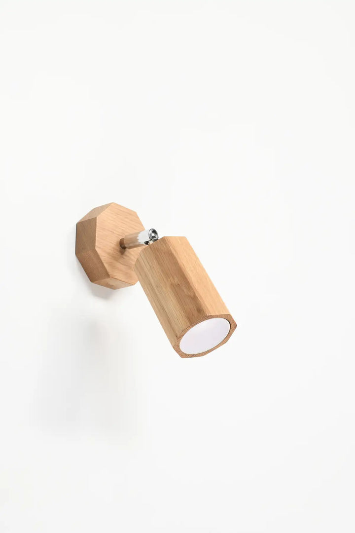 ZEKE Oak Wall Spot Light